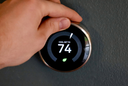 Smart thermostats can help seniors feel comfortable inside the home.